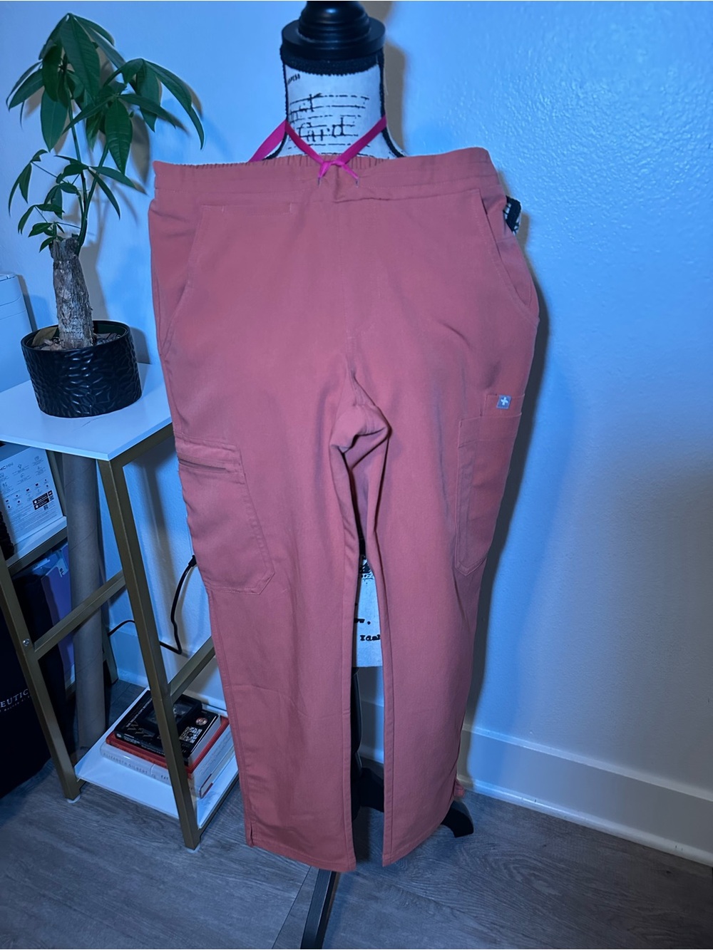 FIGS Yola Petite Skinny Scrub Pants Terracotta XS Petite – Discontinued
